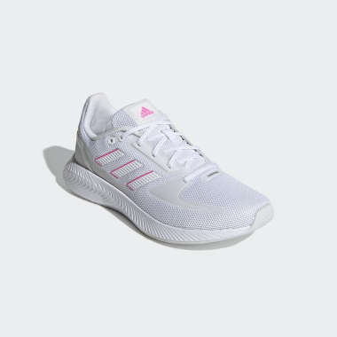 Run falcon adidas sales white