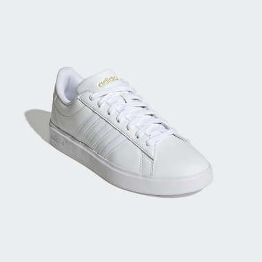 Adidas court vantage white best sale