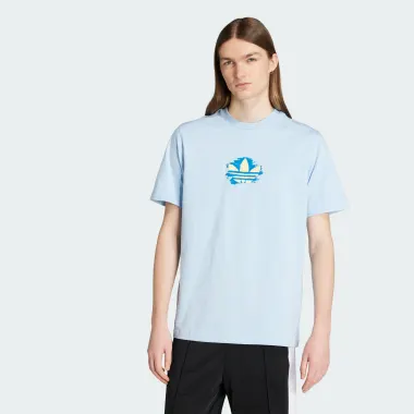 Мужские синие футболки c коротким рукавом 160