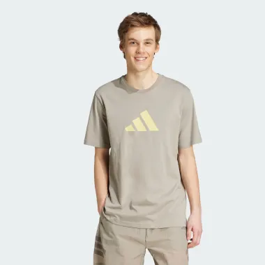 Футболка с коротким рукавом Icon, цвет: бежевый, крой / посадка: Прямой 17