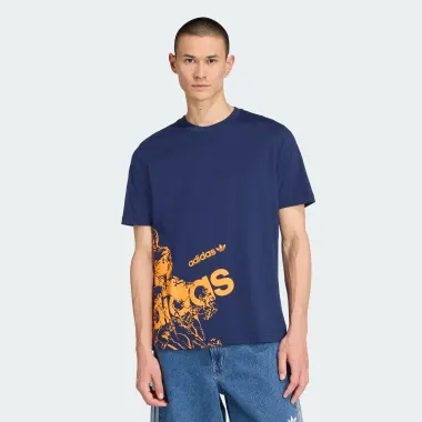 Мужские синие футболки c коротким рукавом 100