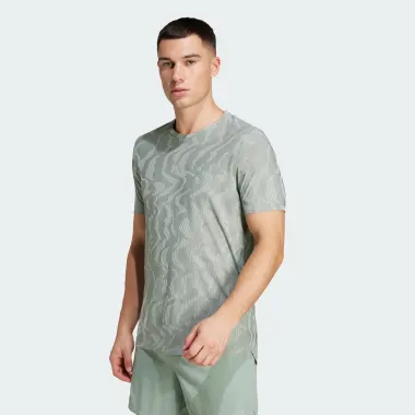 Футболка с коротким рукавом, цвет: зеленый, крой / посадка: Прямой 582