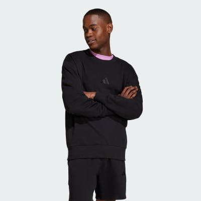 Adidas french terry crewneck best sale