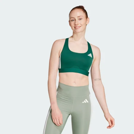 Бра Powerreact Train Medium-Support 3-Stripes Performance JH1422 1