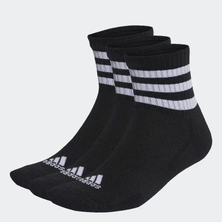 Три пари шкарпеток 3-Stripes Cushioned Sportswear Mid-Cut Performance IC1317 1