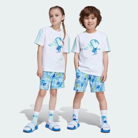 Комплект: футболка та шорти adidas x Disney Lilo and Stitch Kids Sportswear JF3659 1