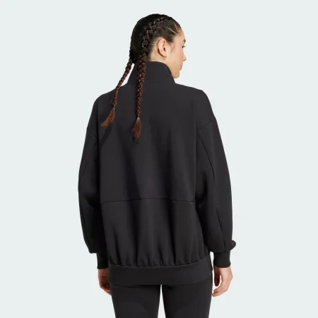 ボディ ᐉ Олимпийка женская Adidas All Szn Soft Lux Loose Full-Zip Black