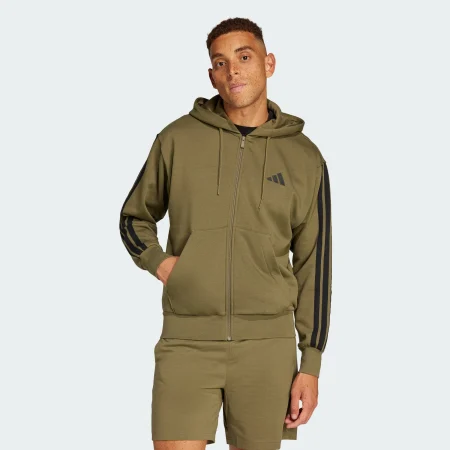 Толстовка Essentials 3-Stripes Fleece Sportswear JD1864 1