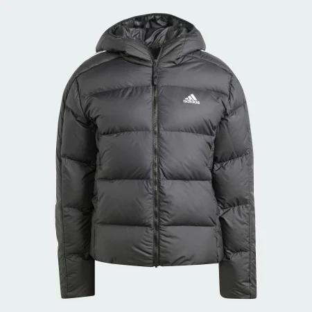Пуховик Essentials 3-Stripes Mid Down Hooded Sportswear HZ8483 1