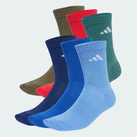 Шість пар шкарпеток Cushioned Crew Performance JW2774 1