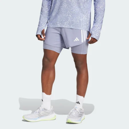 Шорти Own The Run 3-Stripes 2-в-1 Performance JD2321 1