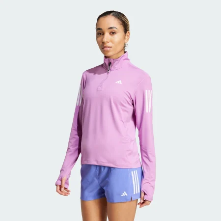 Лонгслів Own the Run Half-Zip Performance IV5510 1