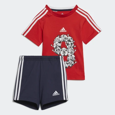 Комплект: шорти та футболка Lil 3-Stripes Sporty Summer Sportswear GM8967 1