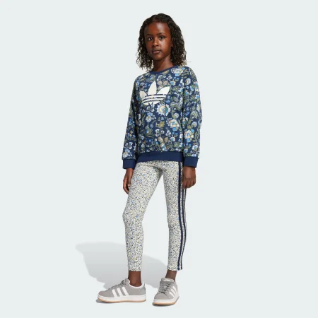 Комплект: світшот і легінси Adidas Originals X Liberty London Crew Kids Originals JV7804 1