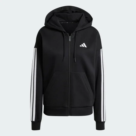 Толстовка Essentials 3-Stripes Full-Zip Fleece Sportswear JE1283