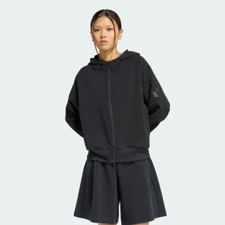 Толстовка SOFT LUX FULL-ZIP Sportswear KE9147 — adidas Україна