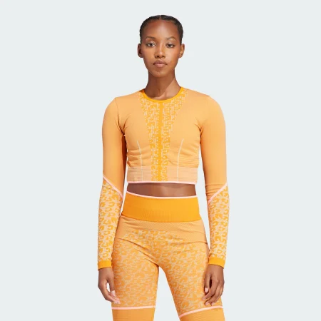 Лонгслів adidas by Stella McCartney TrueStrength Seamless adidas by Stella McCartney HY4518 1