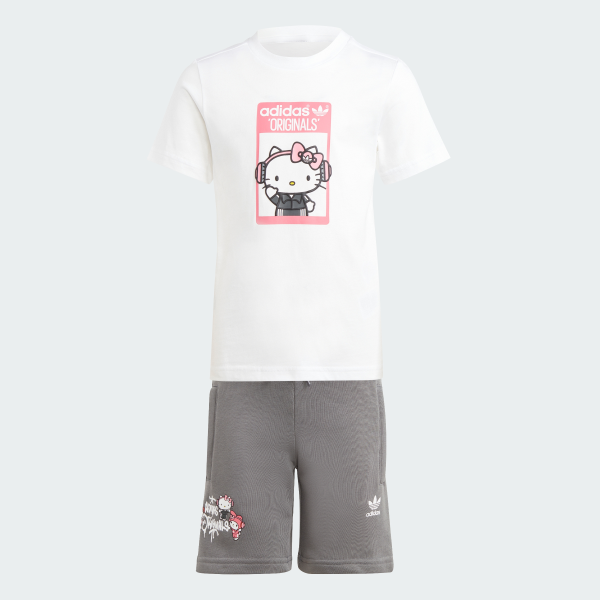 Комплект: футболка та шорти adidas Originals x Hello Kitty Originals IT7918 1