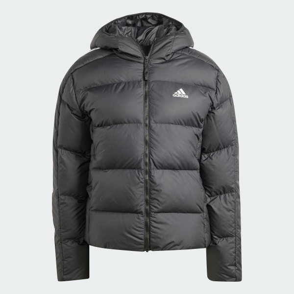 Пуховик Essentials 3-Stripes Mid Down Hooded Sportswear HZ8483 1