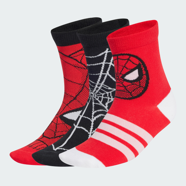 Три пари шкарпеток adidas x Marvel Spider-Man Kids Sportswear JG5787 1