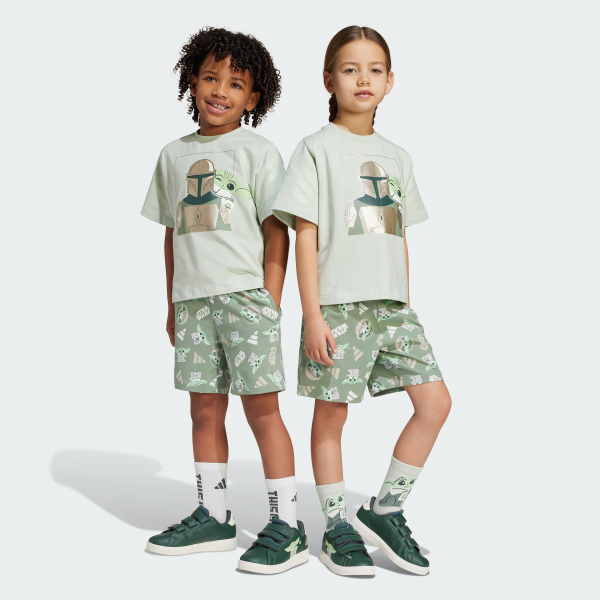 Комплект: футболка та шорти adidas x Star Wars The Mandalorian™ Kids Sportswear JF3648 1