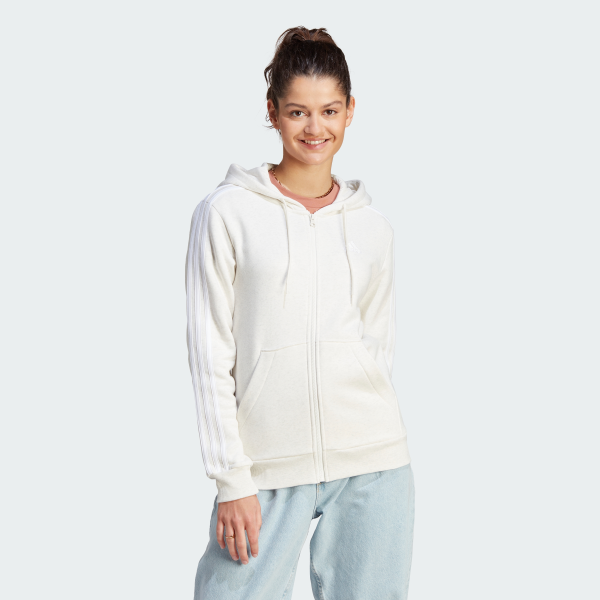 Худі Essentials 3-Stripes Full-Zip Fleece Sportswear IM0239 1