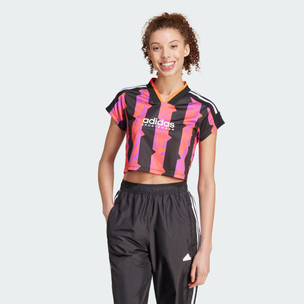 Укорочена футболка Tiro Cut 3-Stripes Print Sportswear IX3517 1