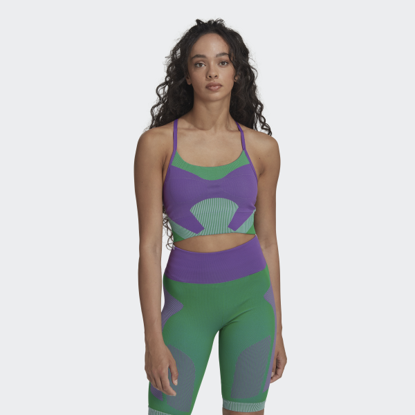 Спортивний бра adidas by Stella McCartney TrueStrength Yoga Knit Light-Support adidas by Stella McCartney HG1417 1