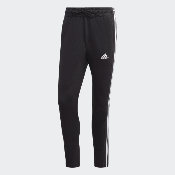 Джогери Essentials Single Jersey Tapered Open Hem 3-Stripes Sportswear IC0044 1