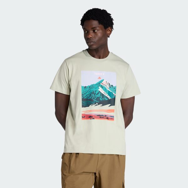 Футболка TERREX MOUNTAIN GRAPHIC TERREX KT3393 — adidas Україна
