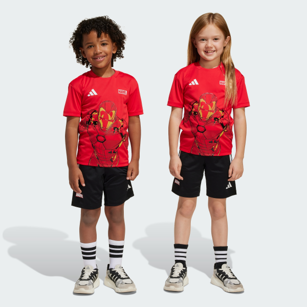 Комплект: футболка та шорти adidas x Marvel Iron Man Kids Sportswear JF3656 1
