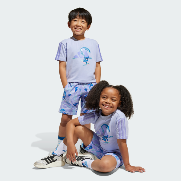 Комплект: футболка та шорти adidas x Disney Lilo and Stitch Kids Sportswear JD4558 1
