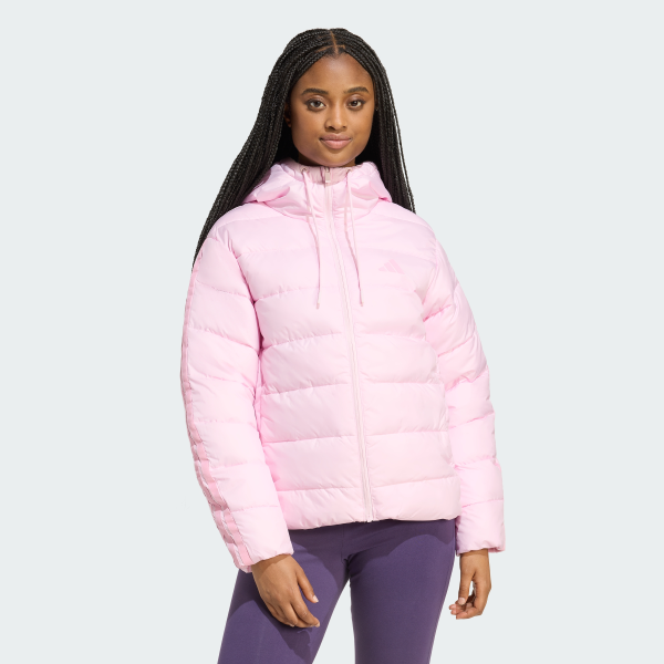 ⭐︎Liten Premium Warm Sweat ピンク Куртка Essentials CLIMAWARM 3-Stripes Synthetic Down Hooded