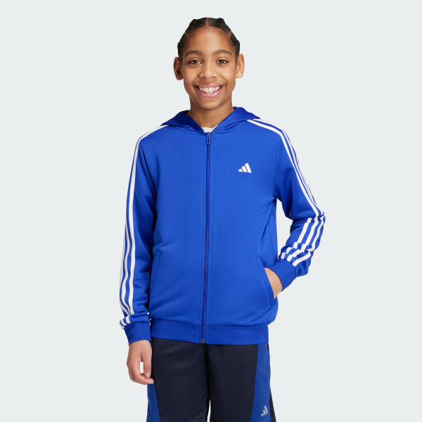 Худі Train Essentials AEROREADY 3-Stripes Regular-Fit Full-Zip Sportswear IP2418 1