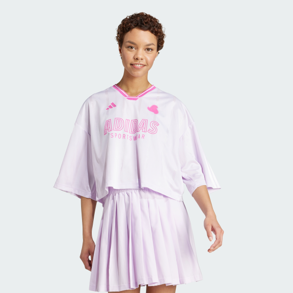 Укорочене джерсі Tiro Cut 3-Stripes Oversized Sportswear JC8209 1