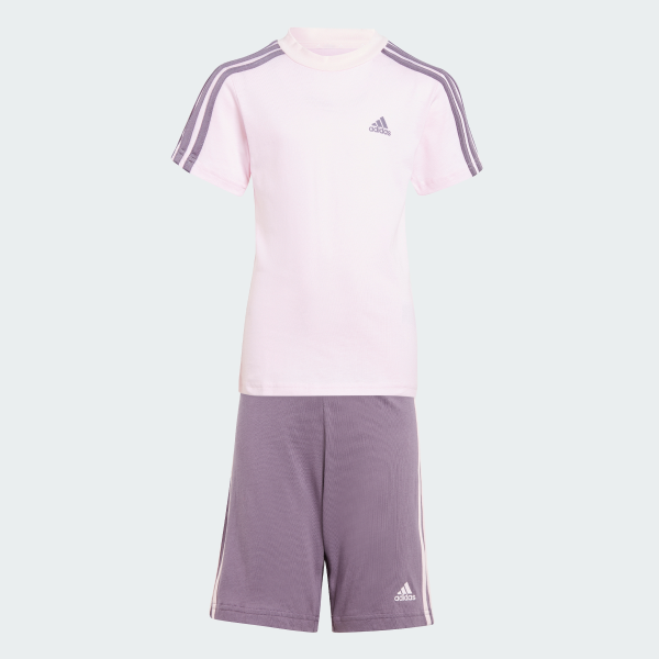 Комплект: Футболка і шорти Essentials 3-Stripes Sportswear IA3167 1