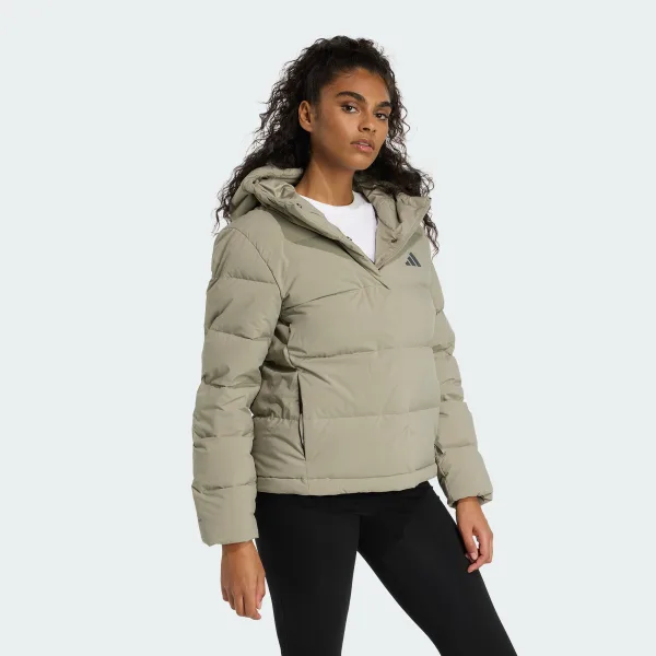 Пуховик Helionic CLIMAWARM Hooded Sportswear JX3027 — adidas Україна