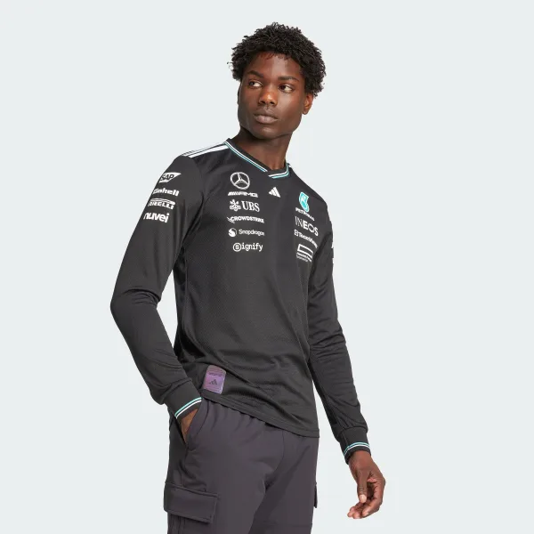 Джерси с длинным рукавом Mercedes - AMG Petronas Formula One Team Driver Authentic