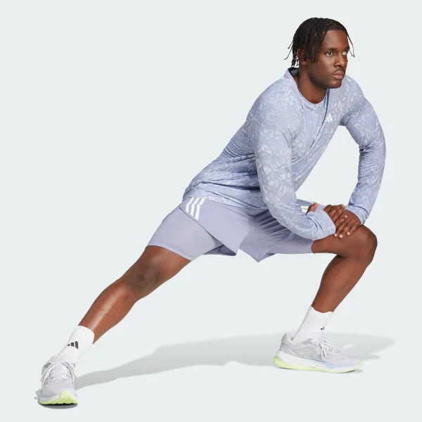 Лонгслів Own the Run CLIMACOOL 3-Stripes