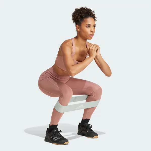 Спортивное бра Powerimpact Training Medium-Support 3-Stripes