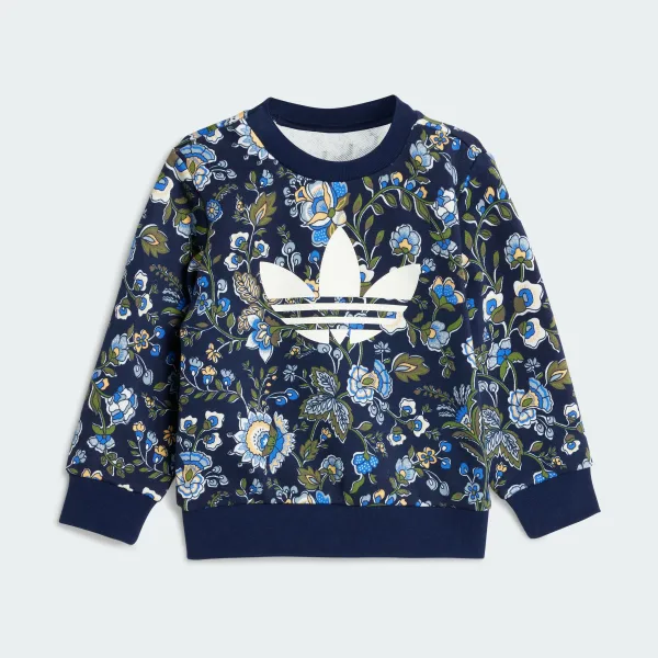 Комплект: свитшот и штаны adidas Originals X Liberty London Crew Kids