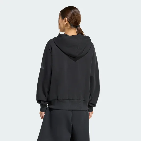 Толстовка SOFT LUX FULL-ZIP Sportswear KE9147 — adidas Україна