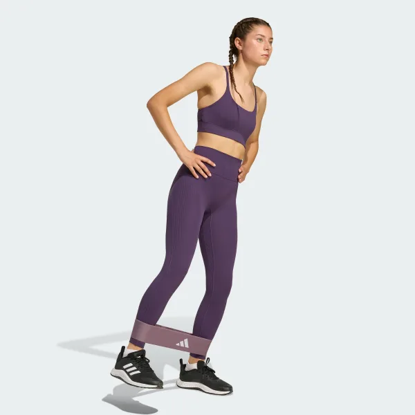 Бра adidas All Me Light Support Rib Long Line