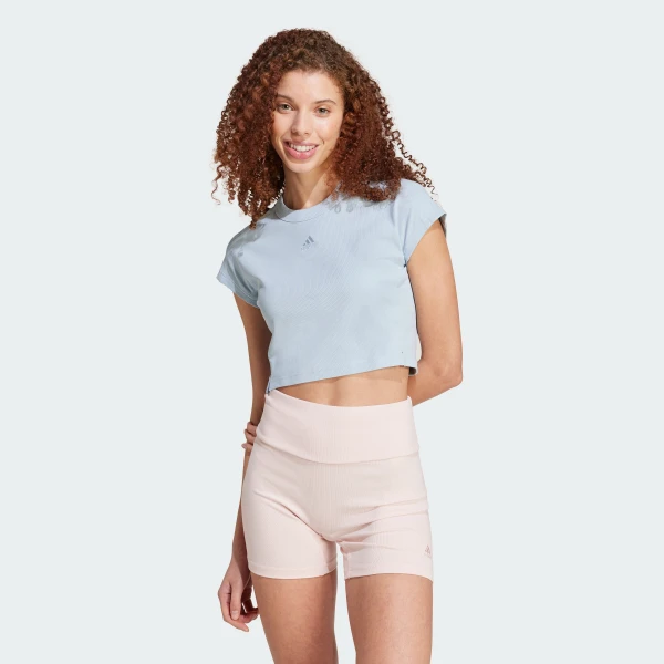 Футболка Lounge Ribbed Crop Sportswear IY6744 1