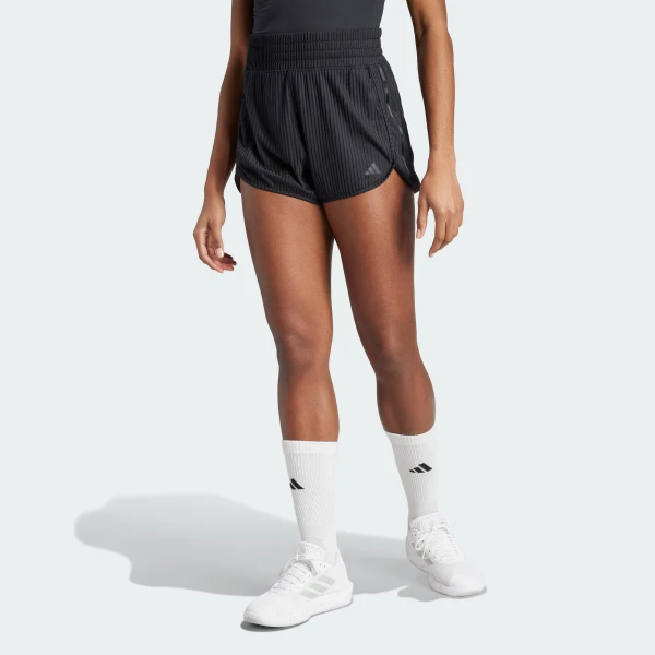 Шорты Pacer All Gym Seasonal Rib High-Rise Tonal 3-Stripes Performance IK5455 1
