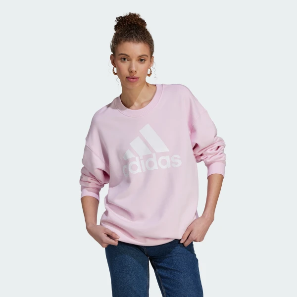 Essentials Big Logo Oversized French Terry свитшоты Sportswear IL3338 1