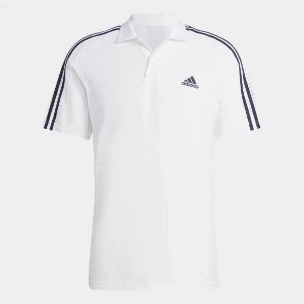 Essentials Piqué Embroidered Small Logo 3-Stripes поло-футболкасы Sportswear IC9312 1