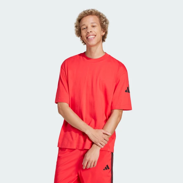 Essentials Loose Fit 3 Bar Logo футболкасы Sportswear JF3617 1