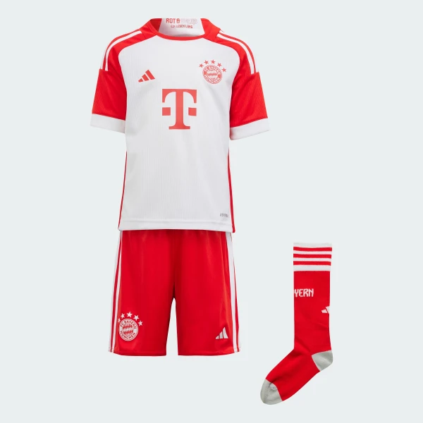 Комплект: футболка, шорты и гетры FC Bayern 23/24 Home Performance IB1488 1