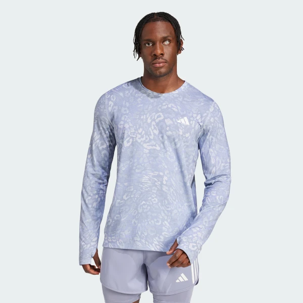 Own the Run CLIMACOOL 3-Stripes лонгсливі Performance JD7770 1